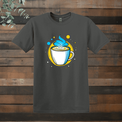 Printify T-Shirt Futuristic Coffee Design T shirt