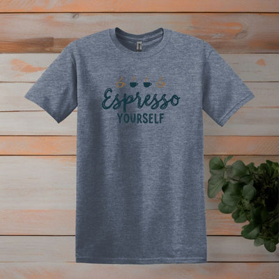 Printify T-Shirt Heather Indigo / S Espresso Yourself T Shirt