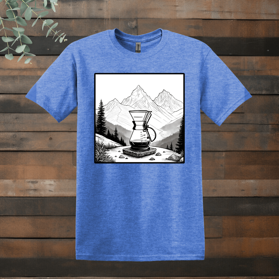 Printify T-Shirt Heather Royal / S Mountain Chemex T shirt