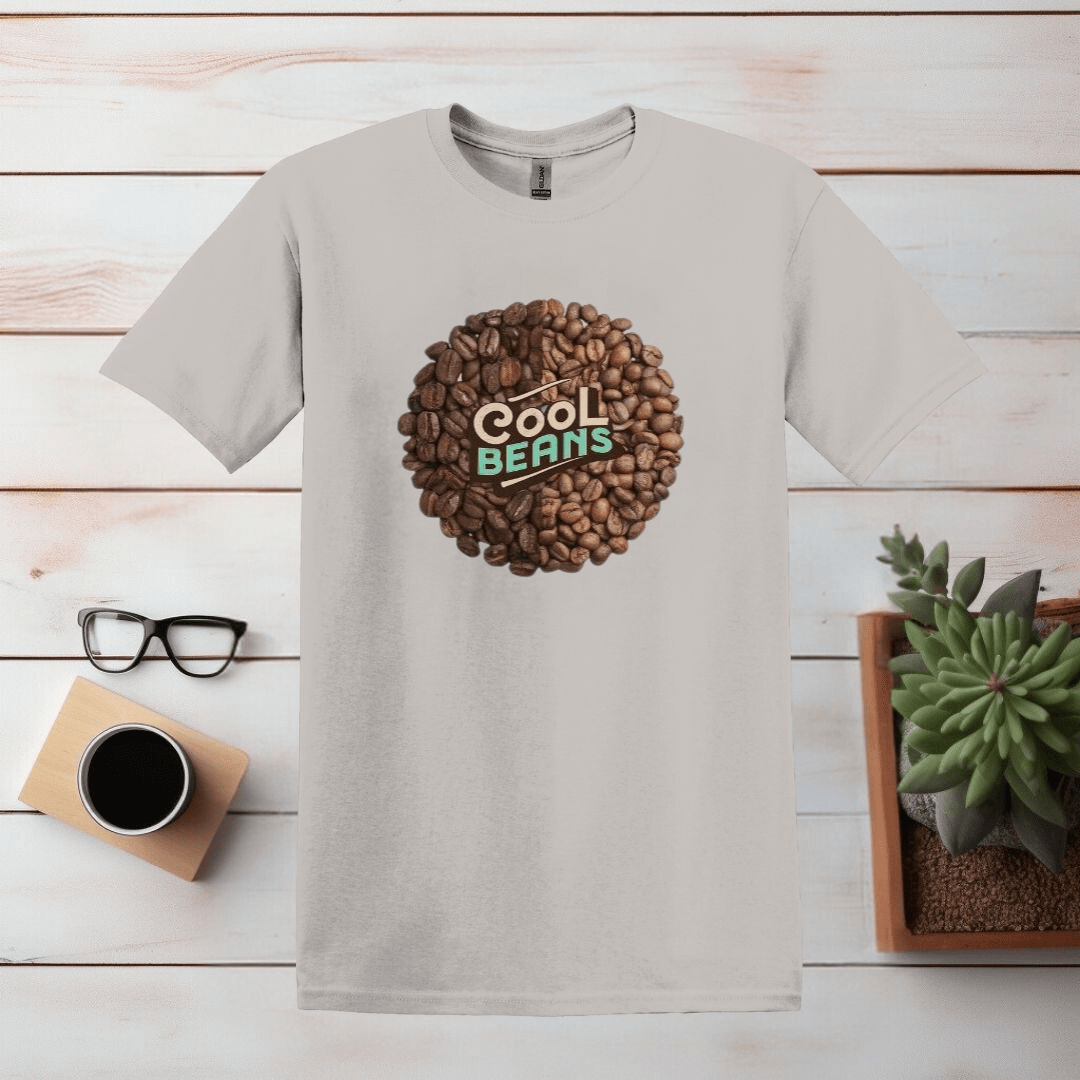 Printify T-Shirt Ice Grey / S Cool Beans T shirt