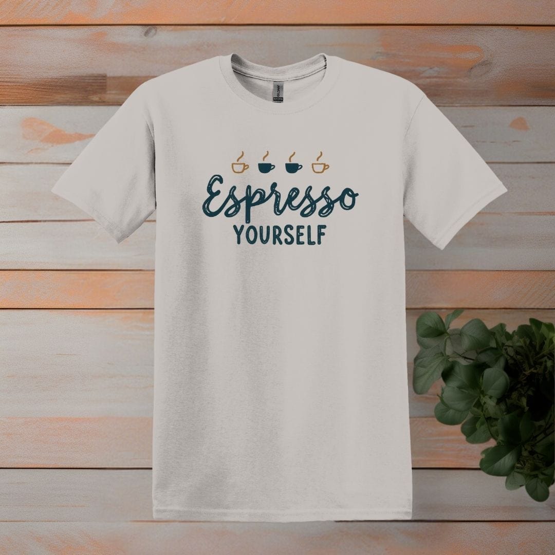 Printify T-Shirt Ice Grey / S Espresso Yourself T Shirt