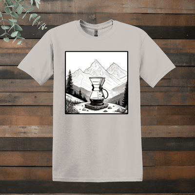 Printify T-Shirt Ice Grey / S Mountain Chemex T shirt