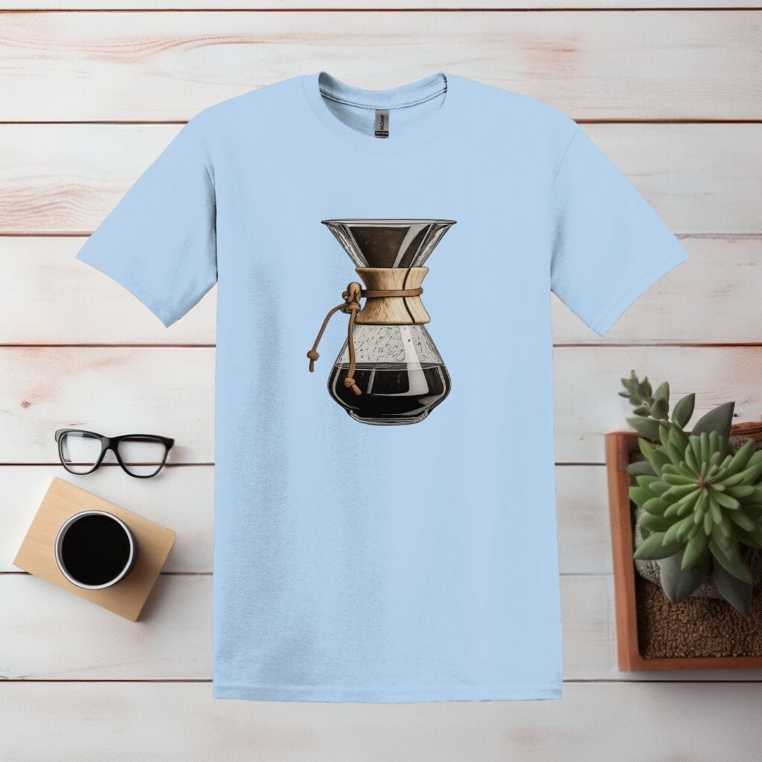 Printify T-Shirt Light Blue / S Chemex Design T shirt