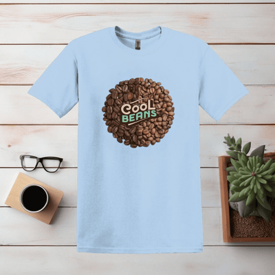 Printify T-Shirt Light Blue / S Cool Beans T shirt