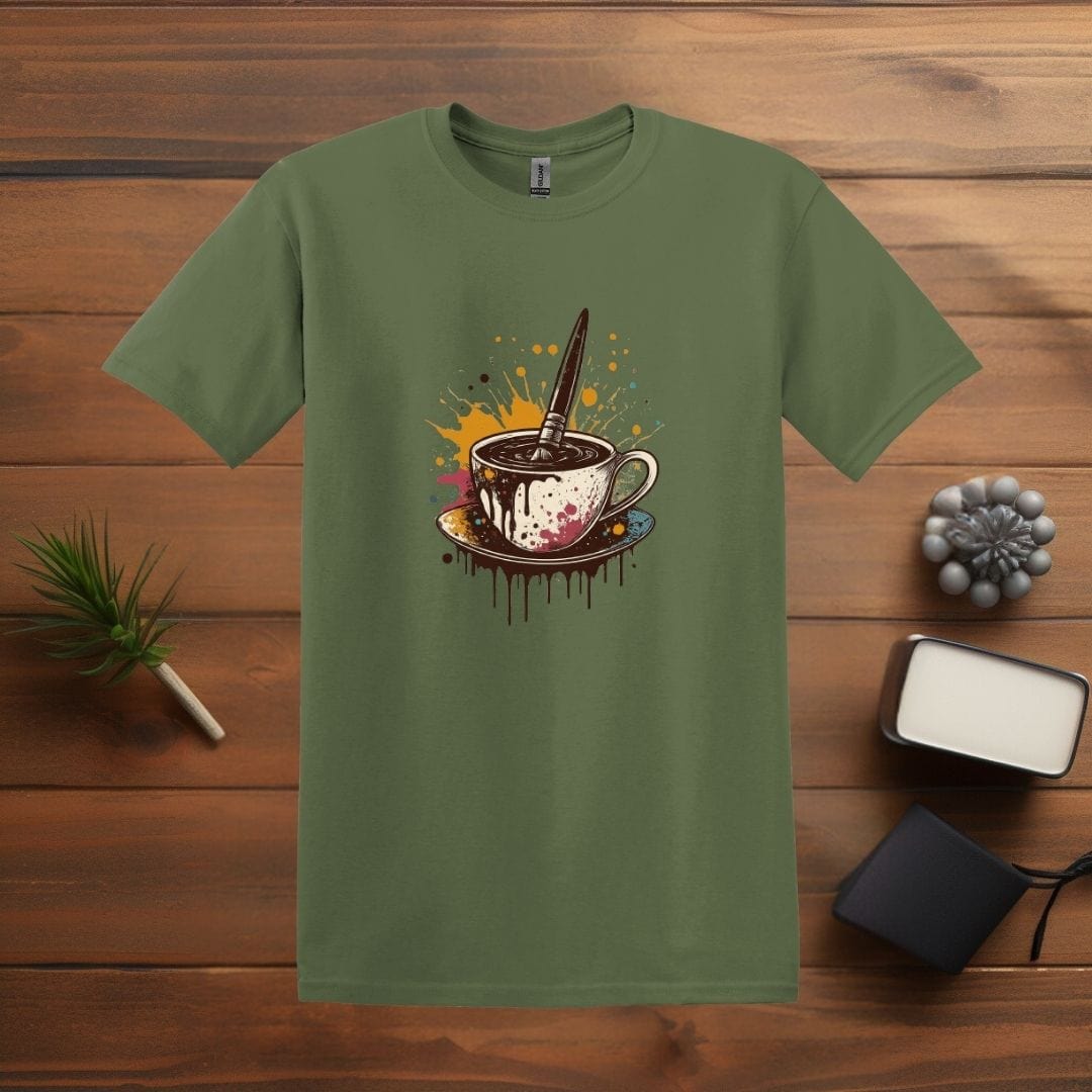 Printify T-Shirt Military Green / S Artistic Inspiration T shirt