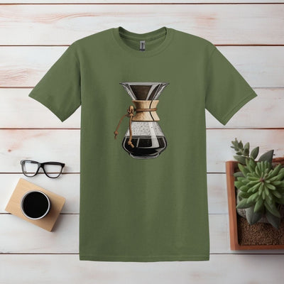 Printify T-Shirt Military Green / S Chemex Design T shirt