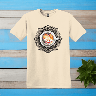 Printify T-Shirt Natural / S Kaleidoscope Design T shirt