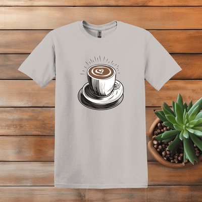 Printify T-Shirt S / Ice Grey Classic Pour Drawing T shirt