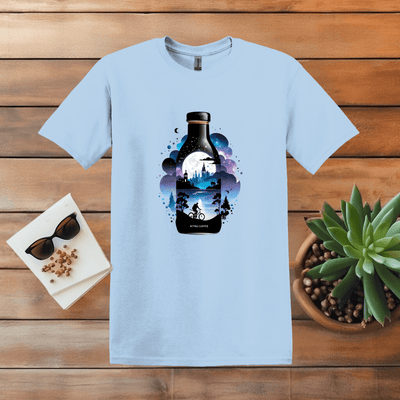 Printify T-Shirt S / Light Blue Nitro Coffee Design T shirt