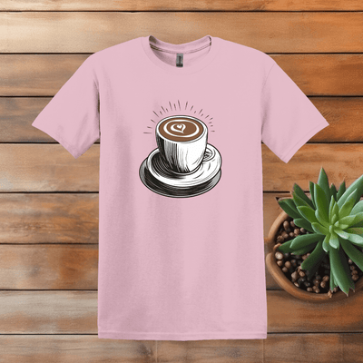 Printify T-Shirt S / Light Pink Classic Pour Drawing T shirt