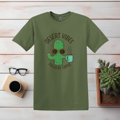 Printify T-Shirt S / Military Green Desert Vibes T shirt