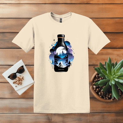 Printify T-Shirt S / Natural Nitro Coffee Design T shirt