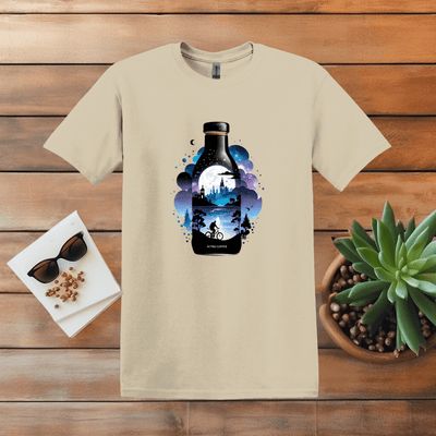 Printify T-Shirt S / Sand Nitro Coffee Design T shirt