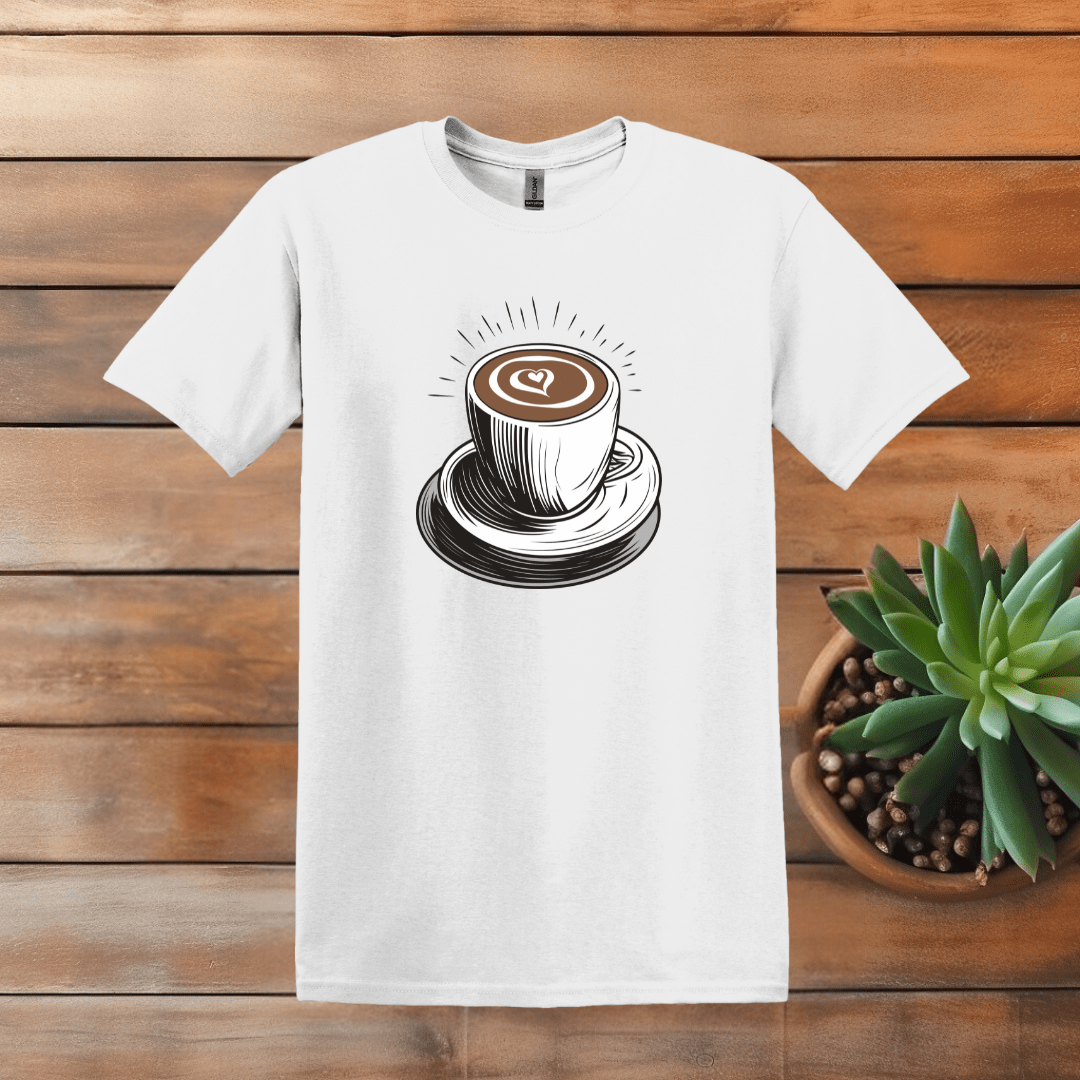 Printify T-Shirt S / White Classic Pour Drawing T shirt