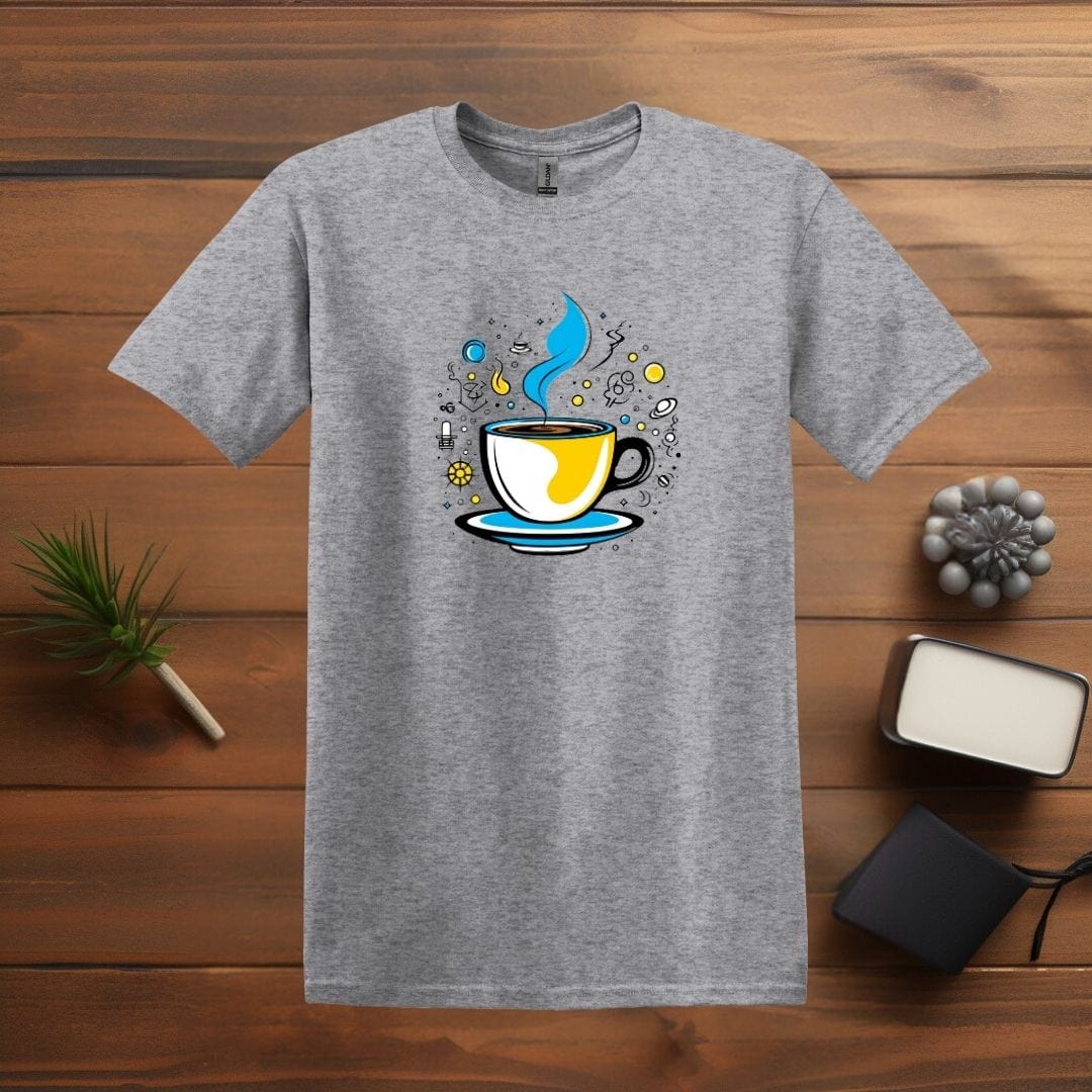 Printify T-Shirt Sport Grey / S Coffee Space Design T shirt