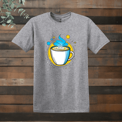 Printify T-Shirt Sport Grey / S Futuristic Coffee Design T shirt